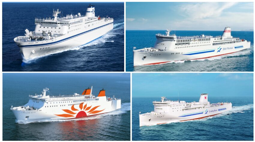 太平洋フェリー、新日本海フェリー、さんふらわあ、東京九州フェリー